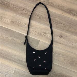 Baggu Rose Embroidery Bucket Bag